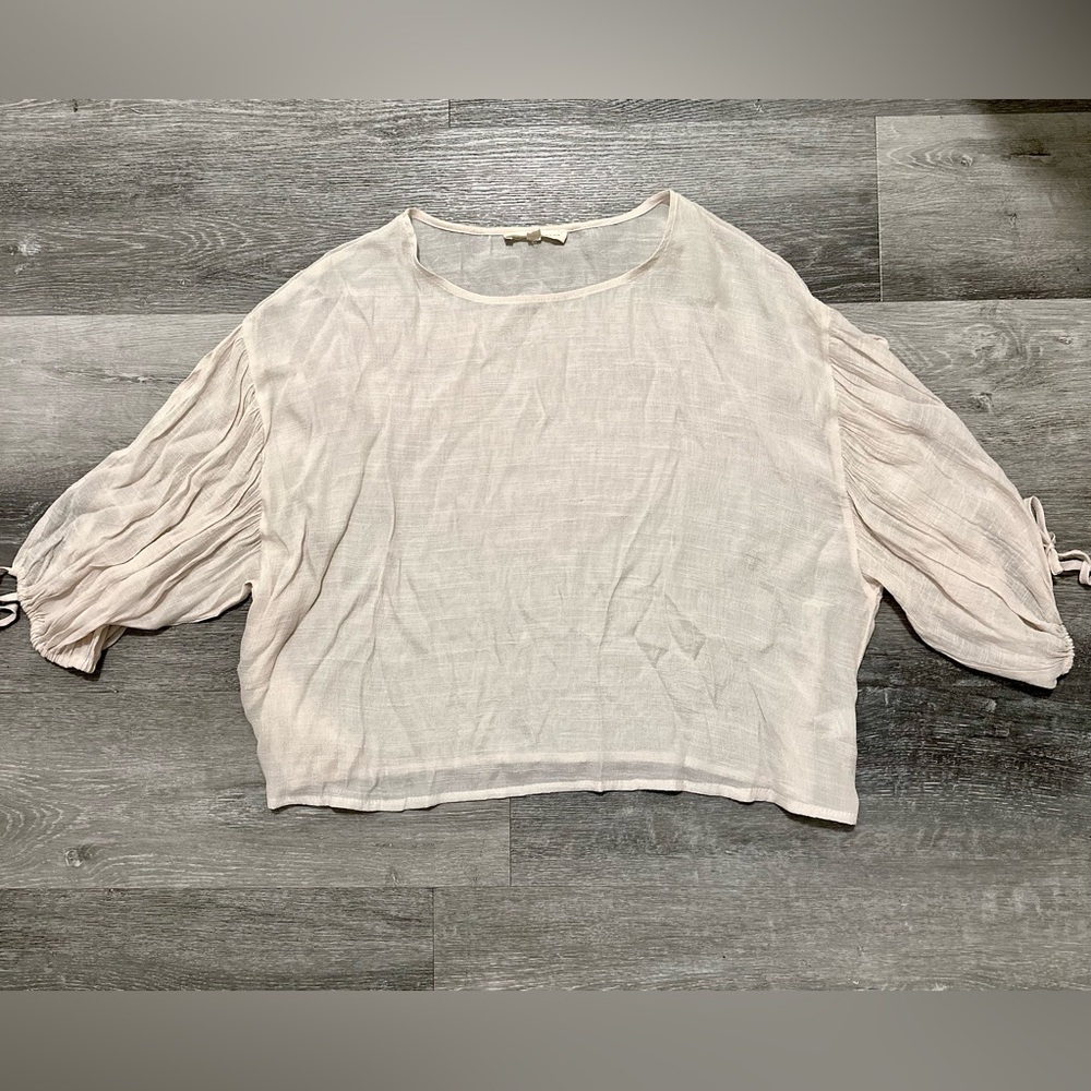 Chic Beige Women's Blouse